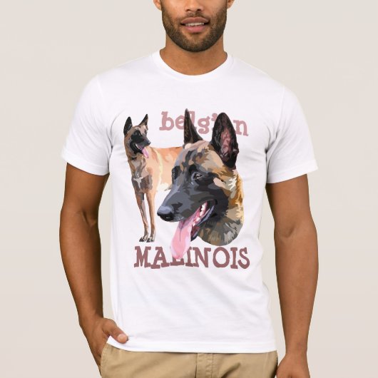 T-shirt belgian malinois (Devant)