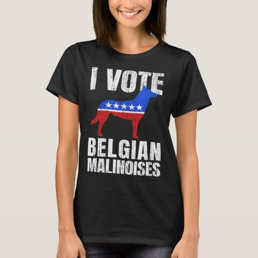 T-shirt Belgian Malinois  1 (Devant)