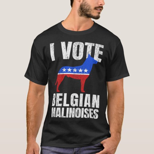T-shirt Belgian Malinois  1 (Devant)