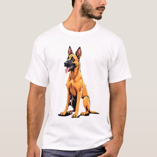 T-shirt Belgian Malinois (3) (Devant)