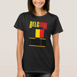 T-shirt Belgique Belge Drapeau de la Belgique La Belgique