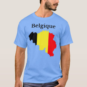 T-shirt Belgique Design en français pour la région wallonn