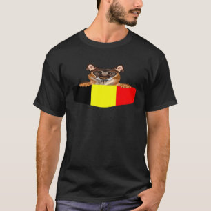T-shirt Belgique Drapeau Malinoi Chien Belge À Pocket