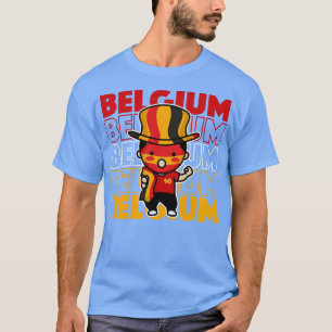 T-shirt Belgique Fan Kawaii Cute Belge Supporter