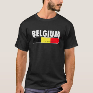 T-shirt Belgique Fier Drapeau belge 2