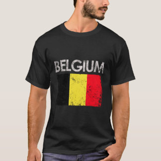 T-shirt Belgique Fierté du drapeau belge