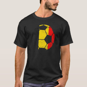 T-shirt Belgique Football Monde Soccer Belgique Fan Pays