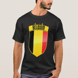 T-shirt Belgique Football Supporter Visiteur Belge Soccer