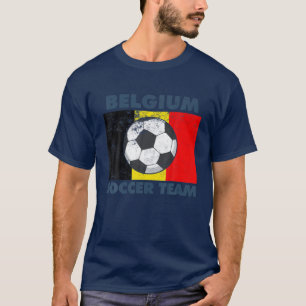 T-shirt Belgique Football Team Flag 2022 Supporter Belge