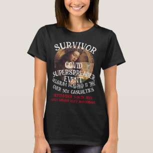 T-SHIRT BELGIQUE HOLLANDE ÉVÉNEMENT SUPERPROPAGATEUR COVID