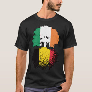 T-shirt Belgique Irlande Irlande Belgique Drapeau des raci