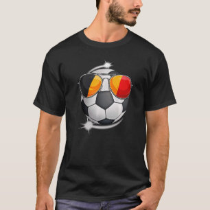 T-shirt Belgique Ventilateur de football Sunglass Soccer B