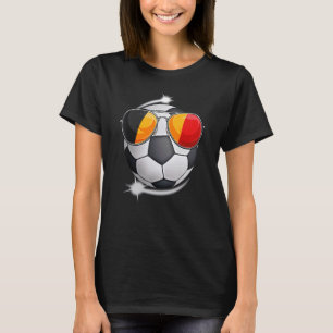 T-shirt Belgique Ventilateur de football Sunglass Soccer B