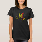 T-shirt Belgium Belgian Belgium Flag Butterflies (Devant)