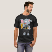 T-shirt Belgium fan elephant (Devant entier)