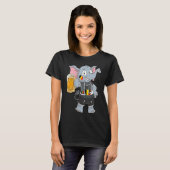 T-shirt Belgium fan elephant (Devant entier)