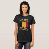 T-shirt Belgium flag (Devant entier)