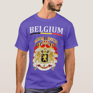 T-shirt Belgiumshirt Emblème du drapeau belge Grand Giftee