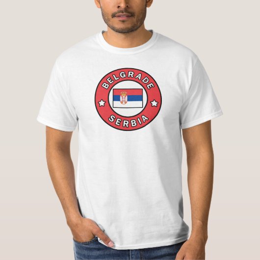 T-shirt Belgrade Serbie (Devant)