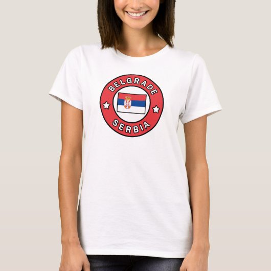 T-shirt Belgrade Serbie (Devant)