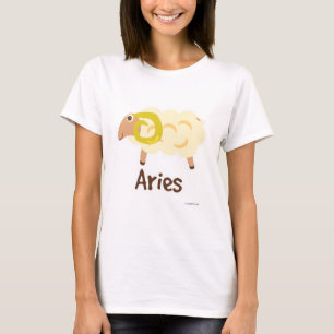 T-shirt Bélier Mouton Mignon Dessin Animé Signe du zodiaqu
