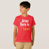 T-shirt Bélier Né pour diriger (Devant entier)