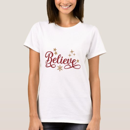 T-shirt Believe (Devant)