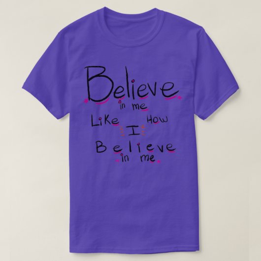 T-shirt Believe 5 (Design devant)
