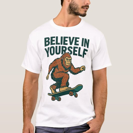 T-shirt Believe In Yourself Motivation Art (Devant)