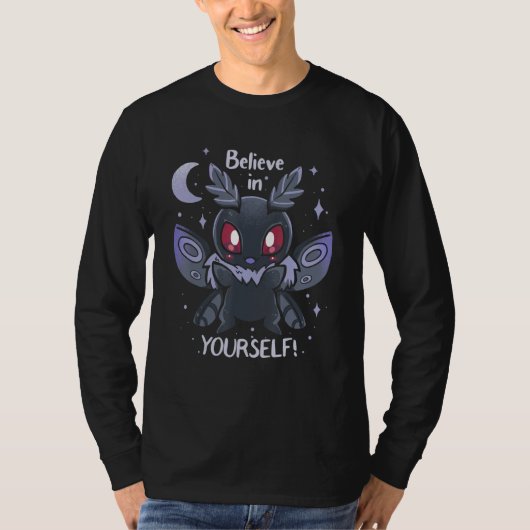 T-shirt Believe in Yourself u2013 Cute Moth (Devant)