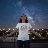 T-shirt Believe Magical Stars - Inspirational Celestial