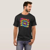 T-shirt Believer Motivator Innovator Educator Retro Teache (Devant entier)