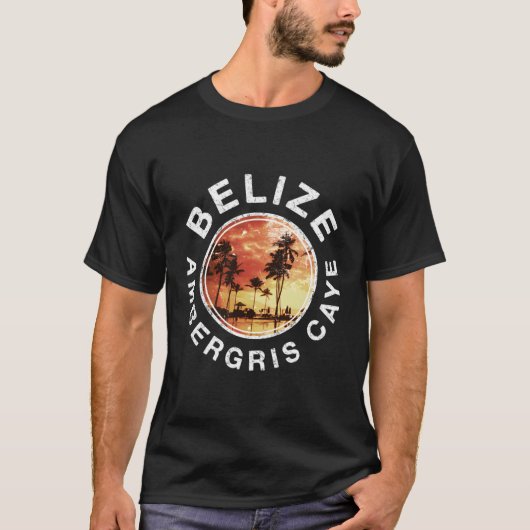 T-shirt Belize Ambergris Caye (Devant)