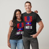 T-shirt Belize Belizean Belize Drapeau Belize Bélize Appel (Unisexe)