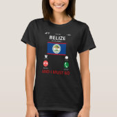 T-shirt Belize Is Calling (Devant)