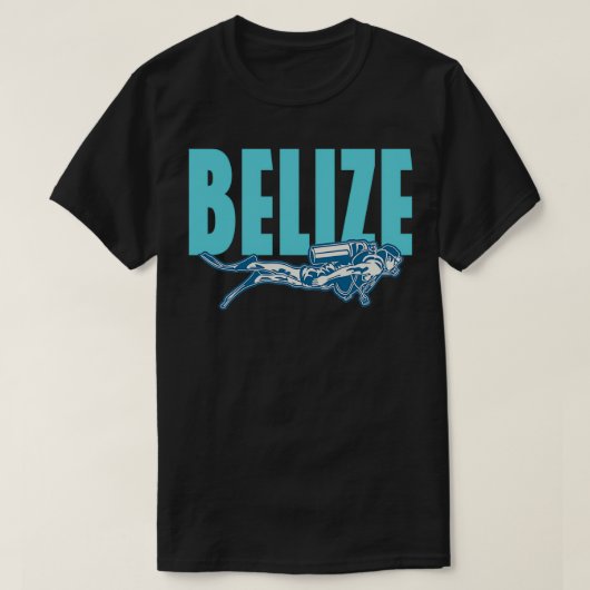 T-shirt Belize Plongée sous-marine (Design devant)