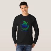 T-shirt Belize Tribal Belize Turtle (Devant entier)