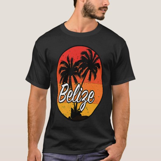 T-shirt Belize Vacation Travel Souvenir (Devant)