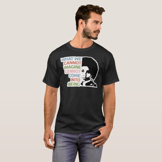 T-shirt Bell Hooks Citation Bell Hooks Gloria Jean Watkins (Devant entier)