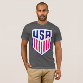 T-shirt Bella+Canvas Jersey Manche courte USA (Devant entier)