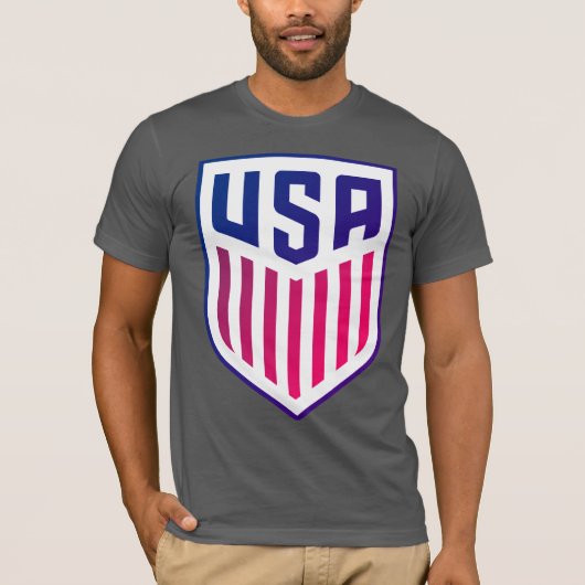 T-shirt Bella+Canvas Jersey Manche courte USA (Devant)