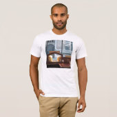 T-shirt Bella Canvas Tee, Coton, Barristes Blanches ! (Devant entier)