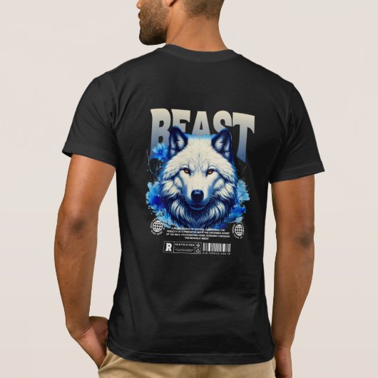T-shirt Bella Canvas Tri-mixend (Dos)
