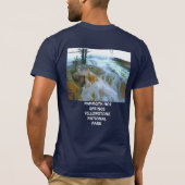 T-shirt Bella-Canvas Unique Mammoth Hot Springs ! (Dos)