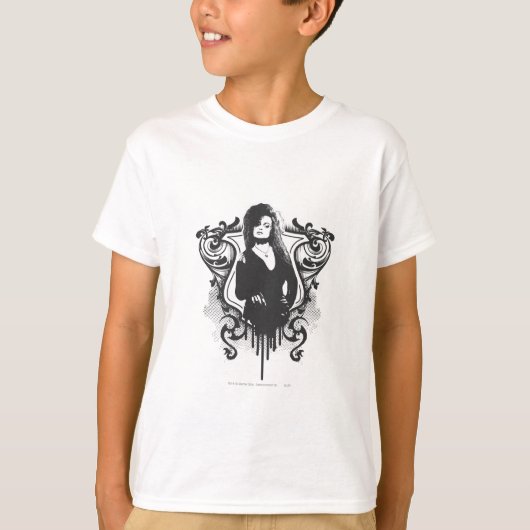 T-shirt Bellatrix Lestrange Dark Arts Design (Devant)