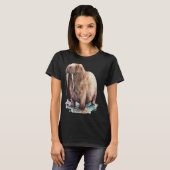 T-shirt Belle aquarelle Walrus Portrait (Devant entier)