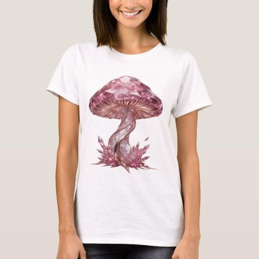 T-shirt Belle ART ABSTRAIT Rose Design Moderne (Devant)