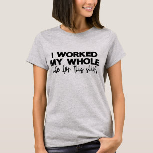 T-shirt Belle art de mot de retraite