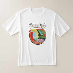T-shirt Belle autocollant de voyage Lanzarote.