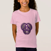 T-Shirt Belle bague de la Trinité chrétienne avec croix (Devant)